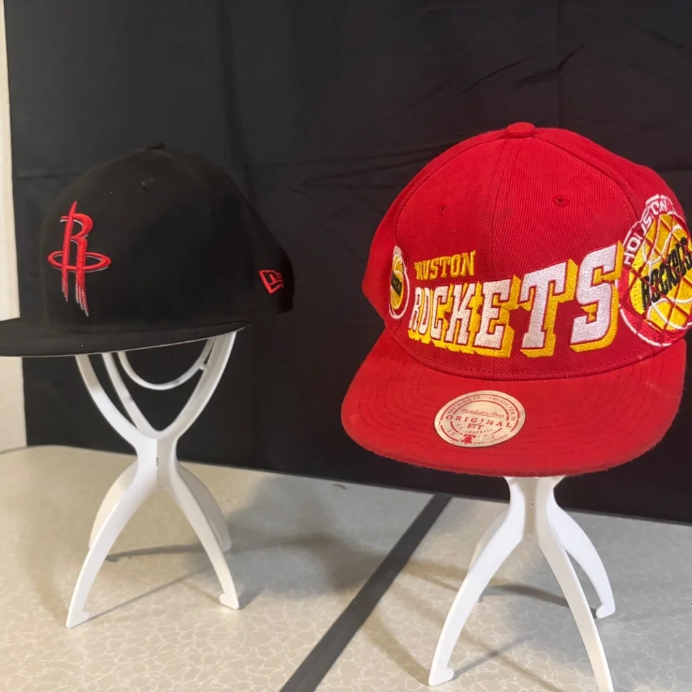 Vintage Houston Rockets Hat Duo Mitchell Ness A Must Have! - Picture 3 of 10